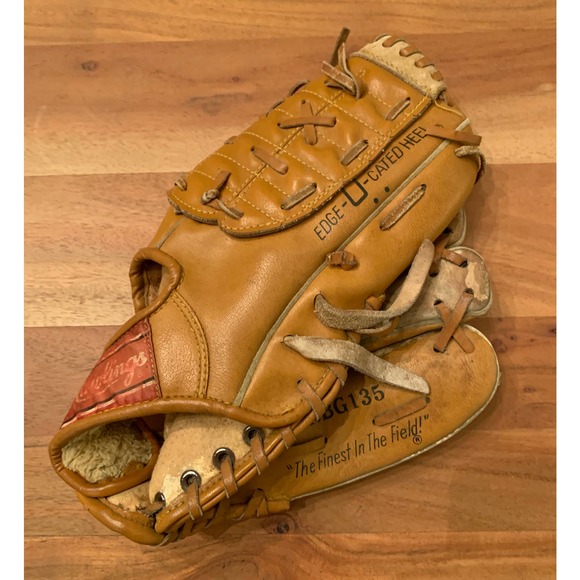 Rawlings Baseball‎ Youth Glove Rickey Henderson RBG135 RHT Leather, FAST SHIP! - Picture 1 of 9